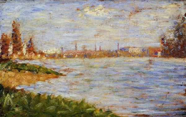 The Riverbanks by Georges Seurat
