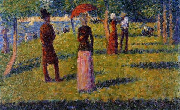 The Rope-colored Skirt by Georges Seurat