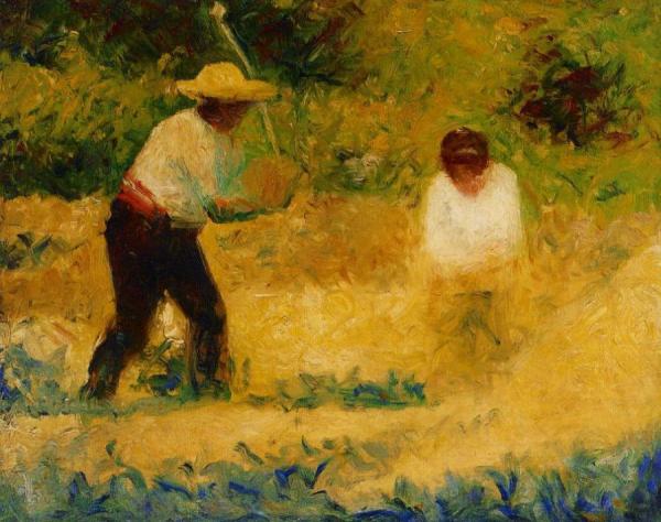 The Stone Breaker by Georges Seurat