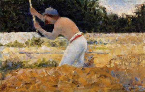 The Stone Breaker by Georges Seurat