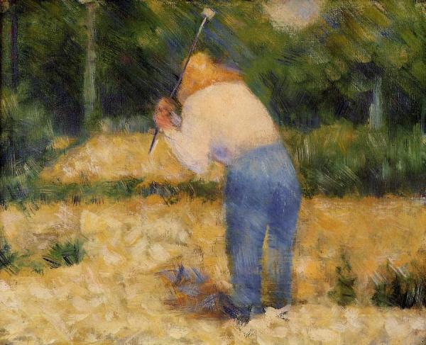The Stone Breaker by Georges Seurat