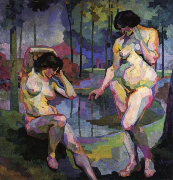 Bathers by Georges Tribout