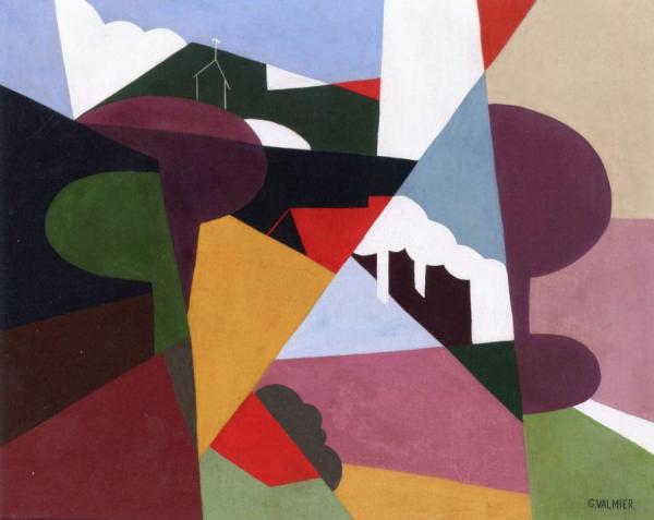 Landscape, La Ciotat by Georges Valmier Oil Painting Reproductions