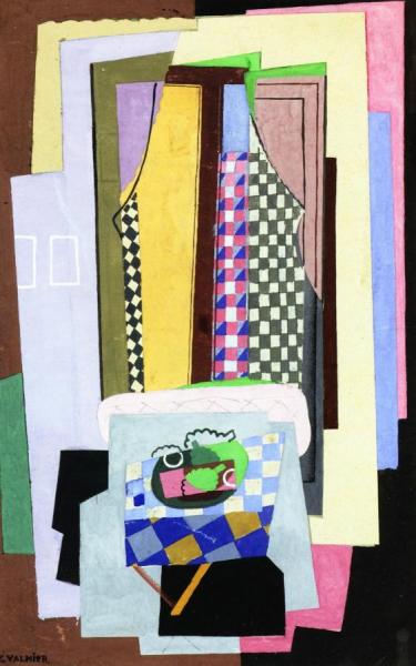 Still Life In Front Of A Window by Georges Valmier
