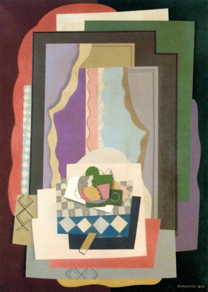 Still Life In Front Of The Window by Georges Valmier