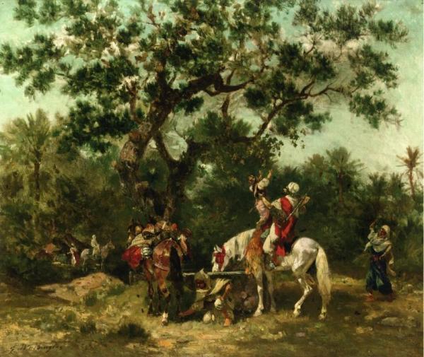 Georges Washington Bedouins Gathering Food