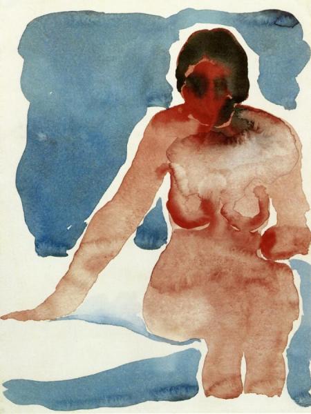 Seated Nude by Georgia O'keeffe