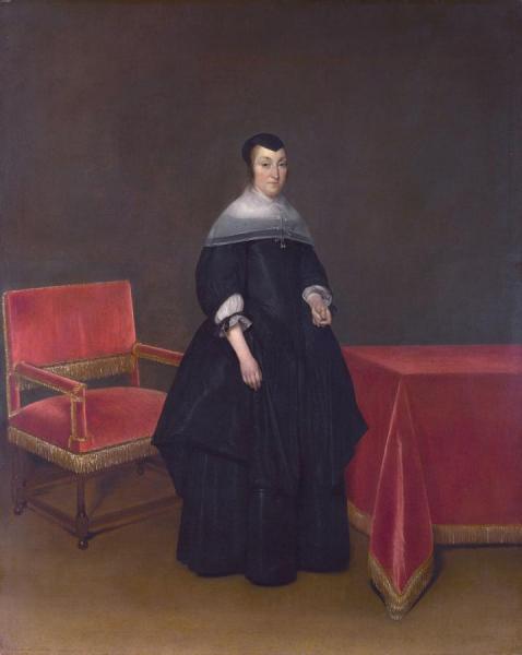 Portrait Of Hermana Von Der Cruysse by Gerard Ter Borch The Younger