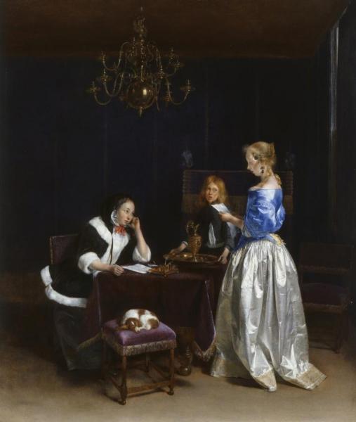 The Letter by Gerard Ter Borch The Younger