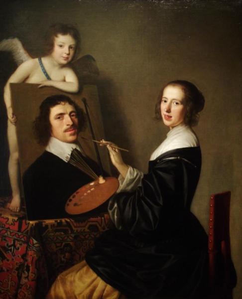 Allegory Of Painting,1648 by Gerard Van Honthorst