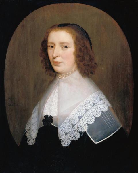 Anna Van Den Corput by Gerard Van Honthorst