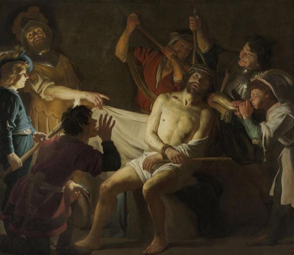 Christ Crowned With Thorns by Gerard Van Honthorst