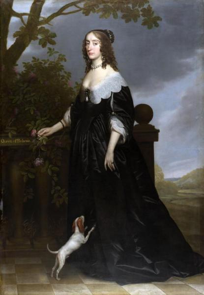 Elizabeth As A Widow by Gerard Van Honthorst
