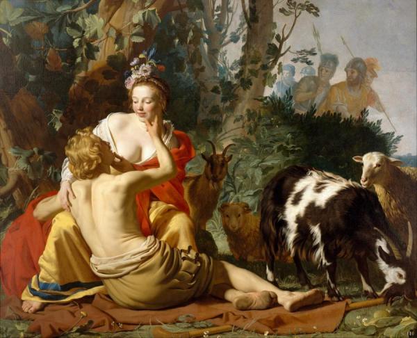Granida And Daifilo by Gerard Van Honthorst