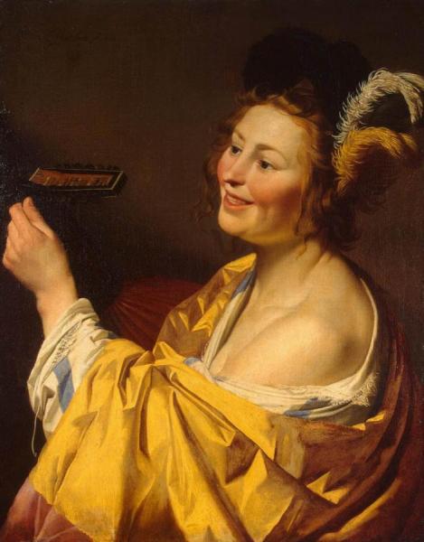 Lute Player,1624 by Gerard Van Honthorst