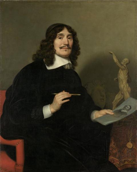 Portrait Of An Artist by Gerard Van Honthorst
