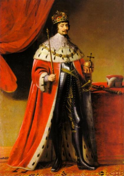 Portrait Of Frederick V,elector Palatine by Gerard Van Honthorst