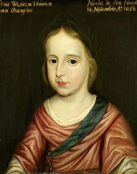Portrait Of William Iii(1650-1702),prince Of Orange by Gerard Van Honthorst