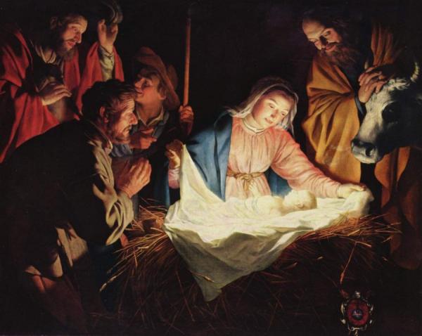 The Adoration Of The Shepherds, 1622 by Gerard Van Honthorst