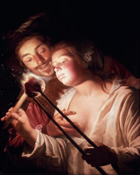 The Soldier And The Girl by Gerard Van Honthorst