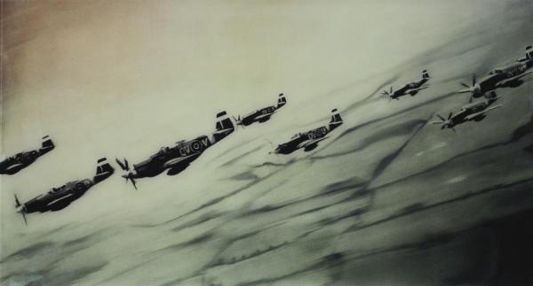 Mustang Staffel (mustang Squadron) by Gerhard Richter