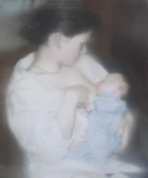 S. With Child by Gerhard Richter Oil Painting Reproductions