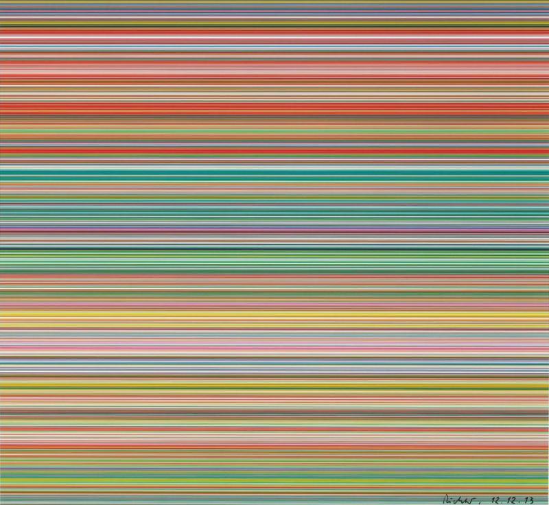 Stripes And Glass by Gerhard Richter