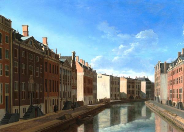 The Bend In The Herengracht, Amsterdam by Gerrit Adriaenszoon Berckheyde