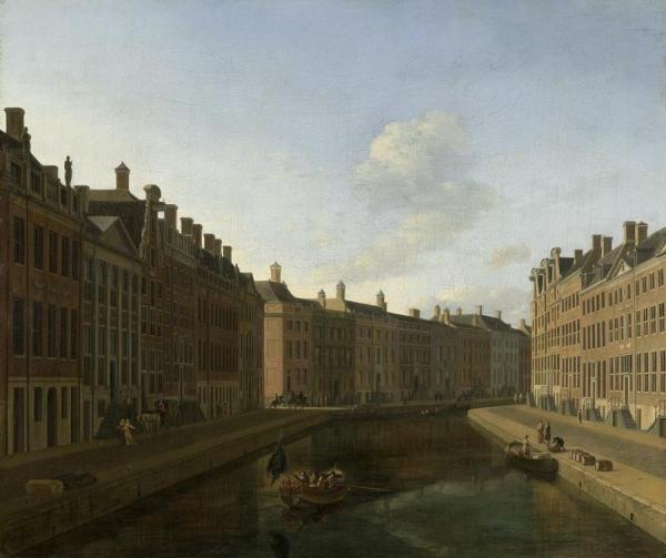 The Bend In The Herengracht, Amsterdam by Gerrit Adriaenszoon Berckheyde