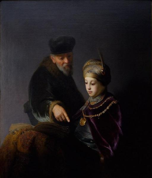 Prince Rupert Of The Palatinate And His Tutor by Gerrit Dou Oil Painting Reproductions