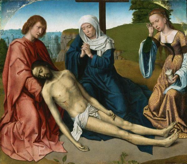 Lamentation Over The Dead Christ by Gheeraert (gerard) David Oil Painting Reproductions