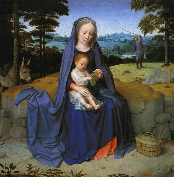 The Rest On The Flight Into Egypt by Gheeraert (gerard) David Oil Painting Reproductions