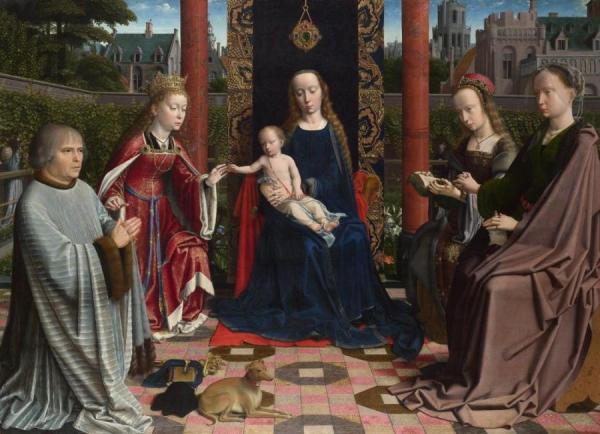 Gheeraert (gerard) David The Virgin And Child With Saints And Donor