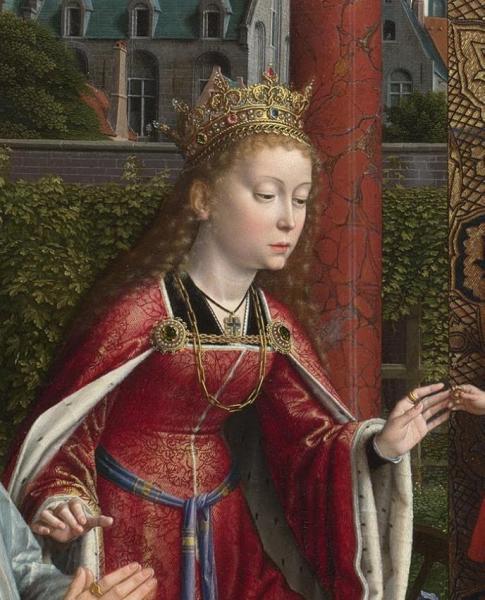 Gheeraert (gerard) David The Virgin And Child With Saints And Donor (detail 1)