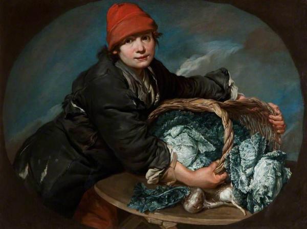Boy With Vegetables by Giacomo Ceruti