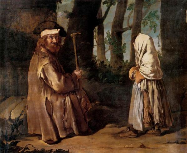 Encounter In The Wood by Giacomo Ceruti