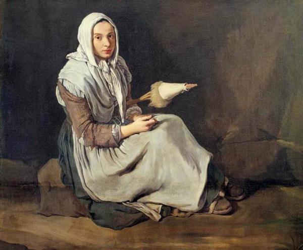 The Spinner by Giacomo Ceruti