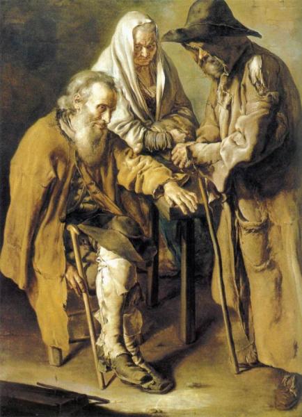 Three Beggars by Giacomo Ceruti