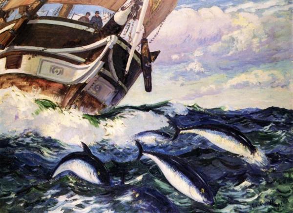 Horse Mackerel by Gifford Beal