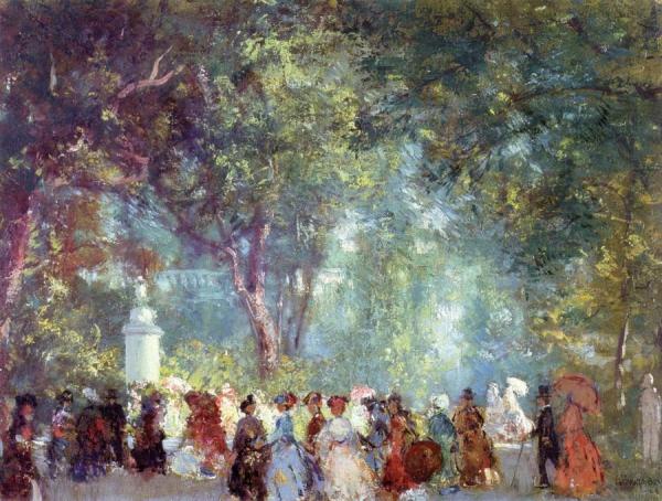Sunday In The Park by Gifford Beal