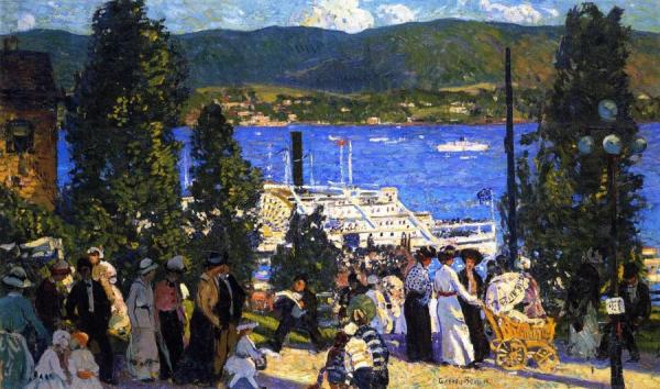 The Albany Boat by Gifford Beal
