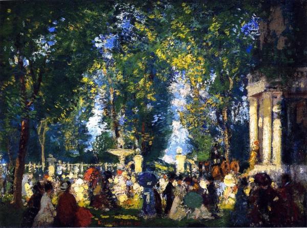 The Garden Party by Gifford Beal