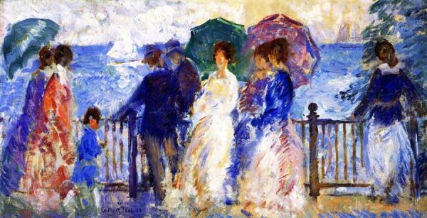 The Promenade by Gifford Beal