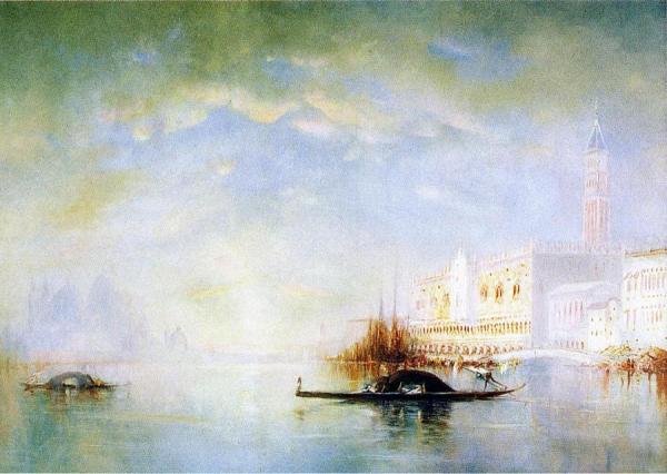 Venetian Scene by Gilbert Munger Oil Painting Reproductions