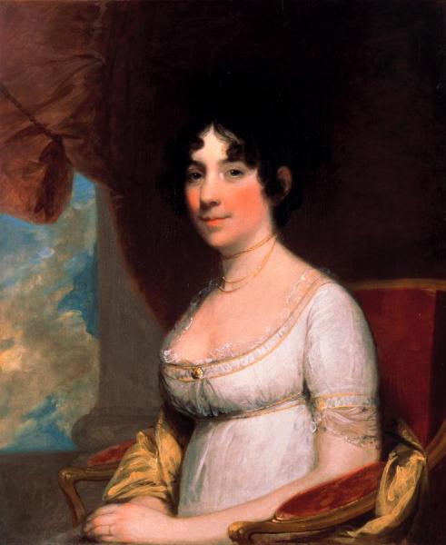 Dolley Payne Todd Madison by Gilbert Stuart