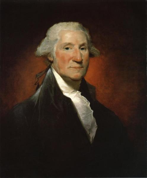 George Washington (the Vaughan Portrait) by Gilbert Stuart