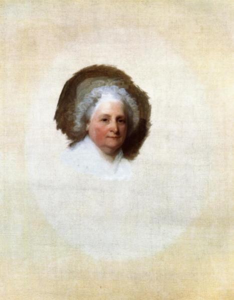 Martha Washington (the Athenaeum Portrait) by Gilbert Stuart Oil Painting Reproductions