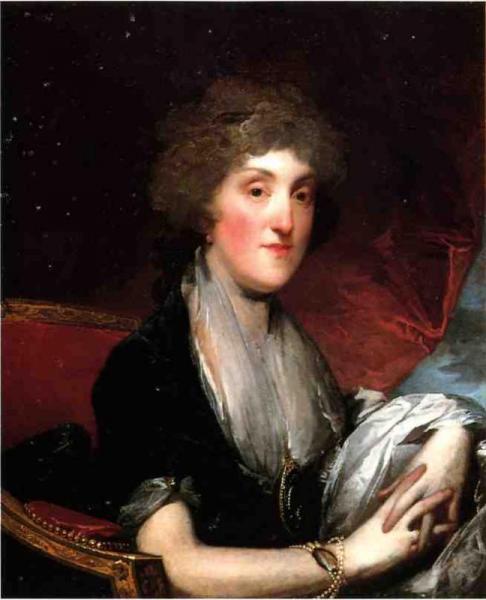 Mrs. Alexander James Dallas, Nee Arabella Maria Smith by Gilbert Stuart