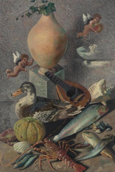 Contrasts Of Living Things by Gino Severini Oil Painting Reproductions