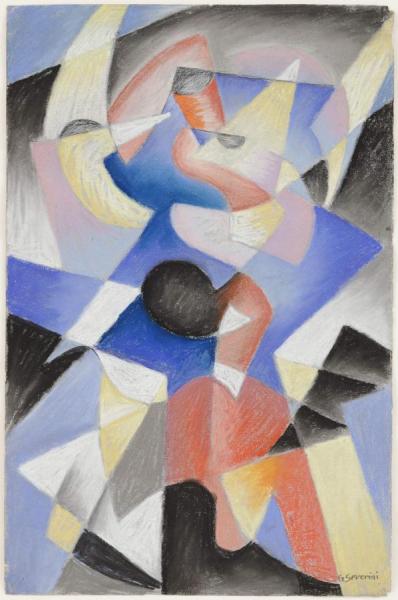 Dancer, 1912 by Gino Severini